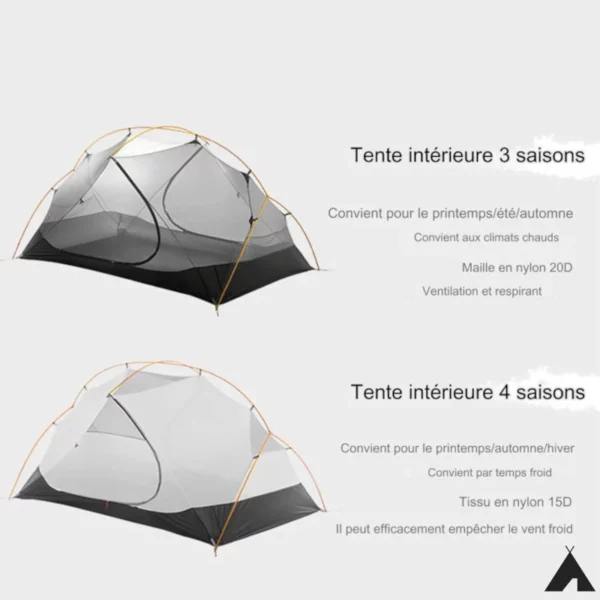 Tente de Camping 4 Saisons Ultra Légère 4 Saisons